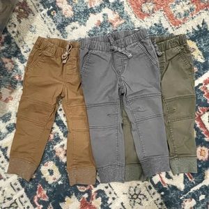 Bundle of three boys joggers